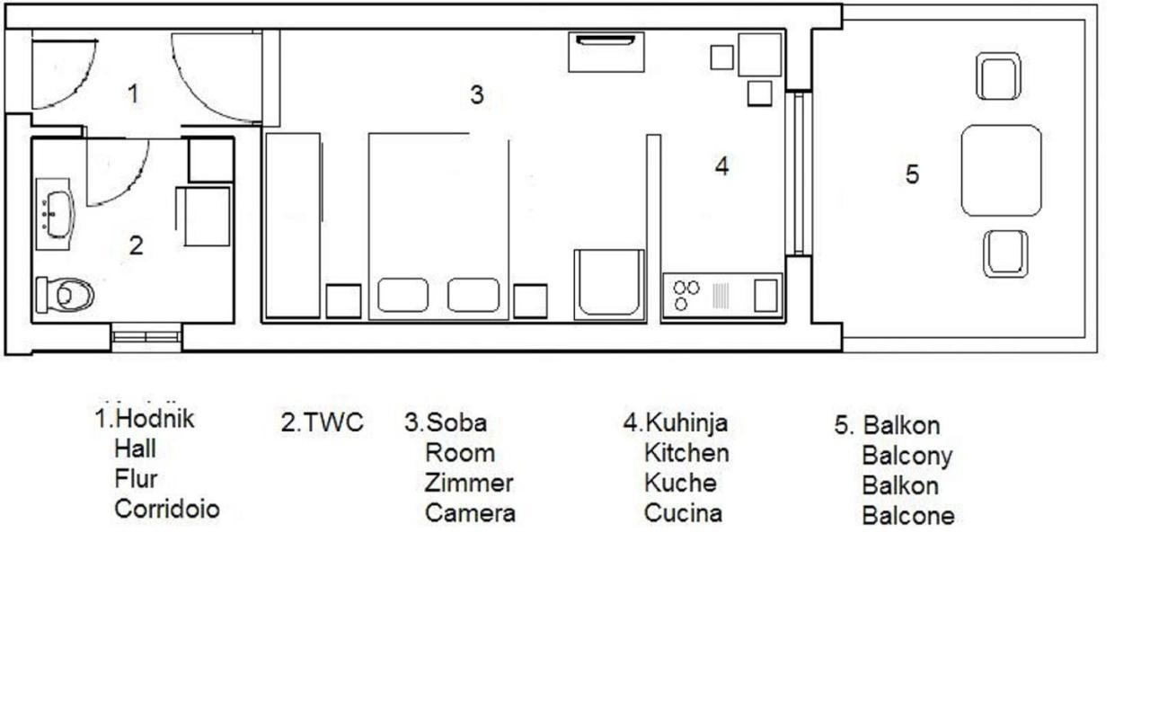 Apartments Dejana Štinjan Eksteriør bilde